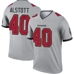 Nike Mike Alstott Tampa Bay Buccaneers Legend Gray Inverted Jersey - Youth