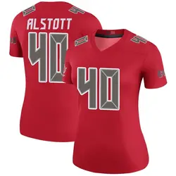 Nike Mike Alstott Tampa Bay Buccaneers Legend Red Color Rush Jersey - Women's