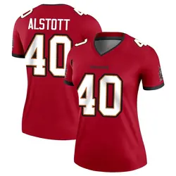 Nike Mike Alstott Tampa Bay Buccaneers Legend Red Jersey - Women's
