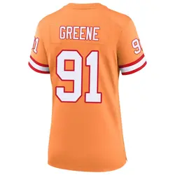 Nike Mike Greene Tampa Bay Buccaneers Game Green Creamsicle 50th Season Jersey - Women's