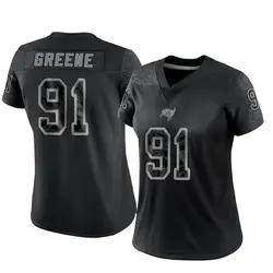 Nike Mike Greene Tampa Bay Buccaneers Limited Green Black Reflective Jersey - Women's