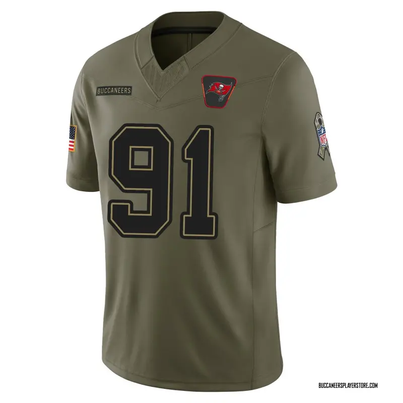 Nike Mike Greene Tampa Bay Buccaneers Limited Green Olive 2025 Salute to Service Jersey - Youth