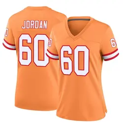 Nike Mike Jordan Tampa Bay Buccaneers Game Orange Throwback Jersey - Women's