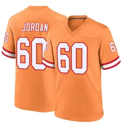 Nike Mike Jordan Tampa Bay Buccaneers Game Orange Throwback Jersey - Youth