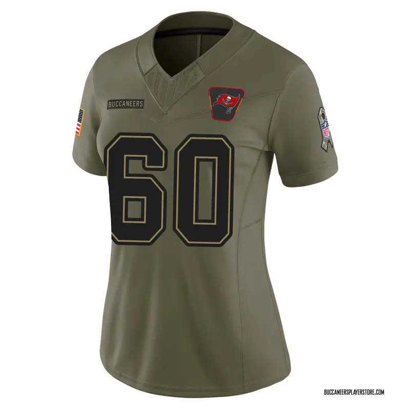 Nike Mike Jordan Tampa Bay Buccaneers Limited Olive 2025 Salute to Service Jersey - Women's