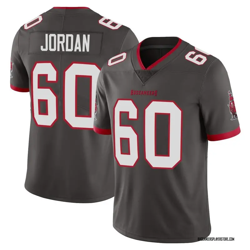 Nike Mike Jordan Tampa Bay Buccaneers Limited Pewter Alternate Vapor Jersey - Men's