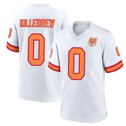 Nike Miles Killebrew Tampa Bay Buccaneers Game White '76 50th Season Jersey - Men's