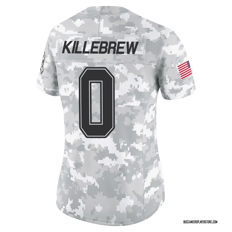 Nike Miles Killebrew Tampa Bay Buccaneers Limited Arctic Camo 2024 Salute to Service Jersey - Women's
