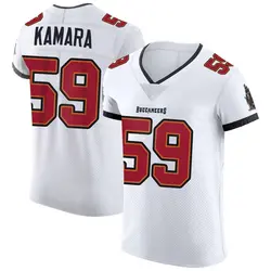 Nike Mohamed Kamara Tampa Bay Buccaneers Elite White Vapor Jersey - Men's