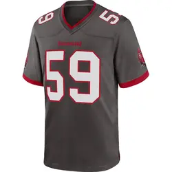 Nike Mohamed Kamara Tampa Bay Buccaneers Game Pewter Alternate Jersey - Men's