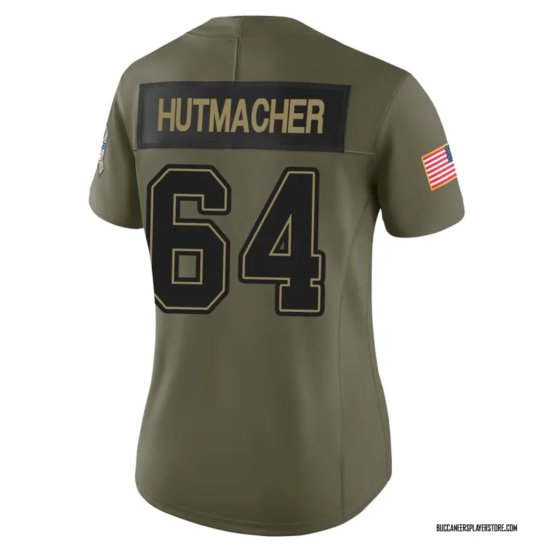 Nike Nash Hutmacher Tampa Bay Buccaneers Limited Olive 2025 Salute to Service Jersey - Women's