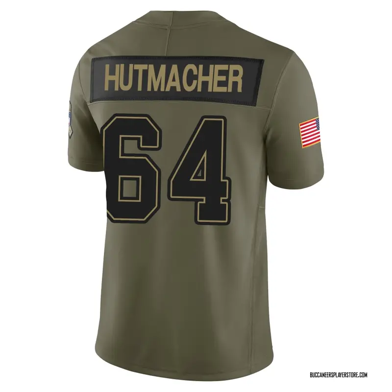 Nike Nash Hutmacher Tampa Bay Buccaneers Limited Olive 2025 Salute to Service Jersey - Youth