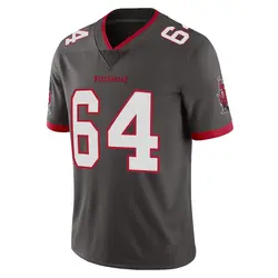 Nike Nash Hutmacher Tampa Bay Buccaneers Limited Pewter Alternate Vapor Jersey - Men's