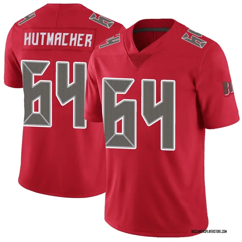 Nike Nash Hutmacher Tampa Bay Buccaneers Limited Red Color Rush Jersey - Men's