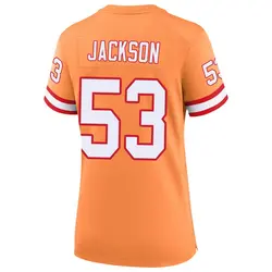 Nike Nick Jackson Tampa Bay Buccaneers Game Cream sicle 50th Season Jersey - Women's
