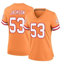 Nike Nick Jackson Tampa Bay Buccaneers Game Orange Throwback Jersey - Women's