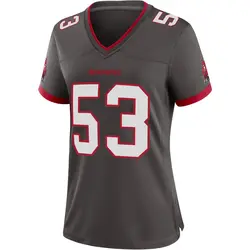 Nike Nick Jackson Tampa Bay Buccaneers Game Pewter Alternate Jersey - Women's