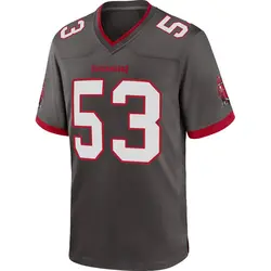 Nike Nick Jackson Tampa Bay Buccaneers Game Pewter Alternate Jersey - Youth
