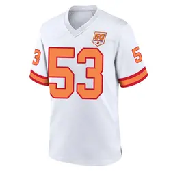 Nike Nick Jackson Tampa Bay Buccaneers Game White '76 50th Season Jersey - Men's