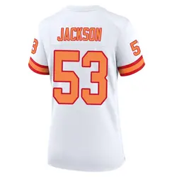 Nike Nick Jackson Tampa Bay Buccaneers Game White '76 50th Season Jersey - Women's