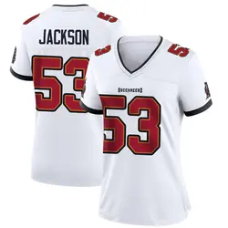 Nike Nick Jackson Tampa Bay Buccaneers Game White Jersey - Women's