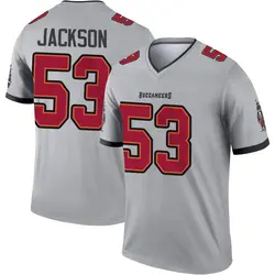 Nike Nick Jackson Tampa Bay Buccaneers Legend Gray Inverted Jersey - Men's