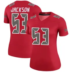 Nike Nick Jackson Tampa Bay Buccaneers Legend Red Color Rush Jersey - Women's
