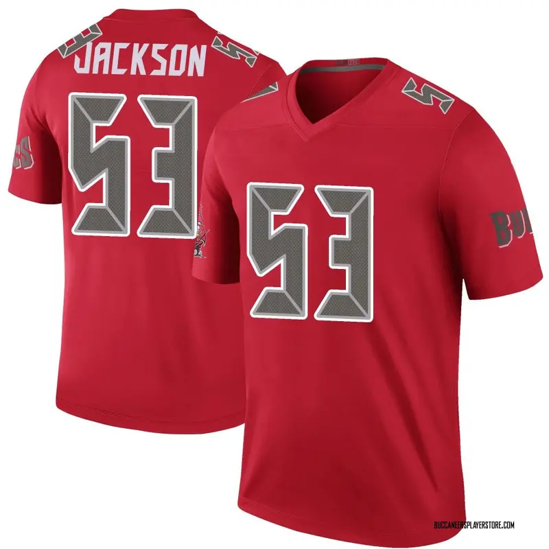 Nike Nick Jackson Tampa Bay Buccaneers Legend Red Color Rush Jersey - Youth