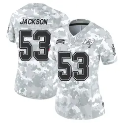 Nike Nick Jackson Tampa Bay Buccaneers Limited Arctic Camo 2024 Salute to Service Jersey - Women's