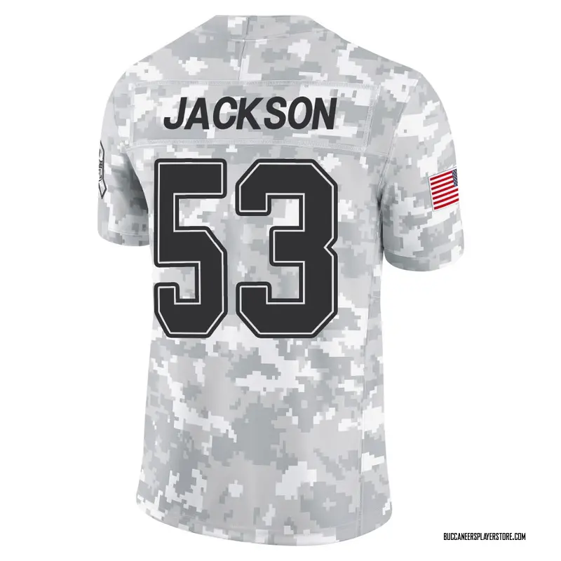 Nike Nick Jackson Tampa Bay Buccaneers Limited Arctic Camo 2024 Salute to Service Jersey - Youth