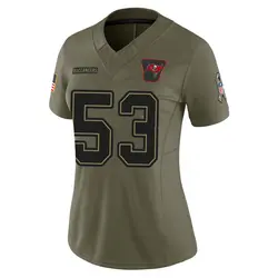 Nike Nick Jackson Tampa Bay Buccaneers Limited Olive 2025 Salute to Service Jersey - Women's