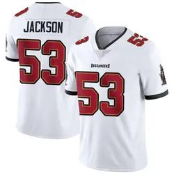 Nike Nick Jackson Tampa Bay Buccaneers Limited White Vapor Untouchable Jersey - Men's
