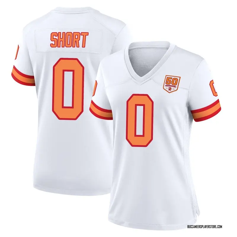Nike Noah Short Tampa Bay Buccaneers Game White '76 50th Season Jersey - Women's