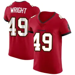 Nike Owen Wright Tampa Bay Buccaneers Elite Red Vapor Jersey - Men's