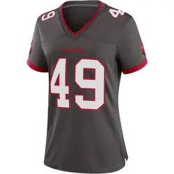 Nike Owen Wright Tampa Bay Buccaneers Game Pewter Alternate Jersey - Women's