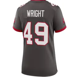 Nike Owen Wright Tampa Bay Buccaneers Game Pewter Alternate Jersey - Women's