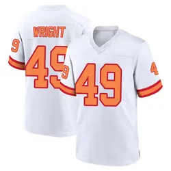 Nike Owen Wright Tampa Bay Buccaneers Game White '76 Jersey - Youth