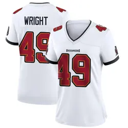 Nike Owen Wright Tampa Bay Buccaneers Game White Jersey - Women's
