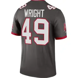 Nike Owen Wright Tampa Bay Buccaneers Legend Pewter Alternate Jersey - Men's