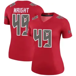Nike Owen Wright Tampa Bay Buccaneers Legend Red Color Rush Jersey - Women's
