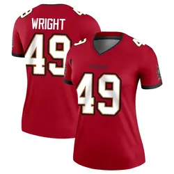 Nike Owen Wright Tampa Bay Buccaneers Legend Red Jersey - Women's