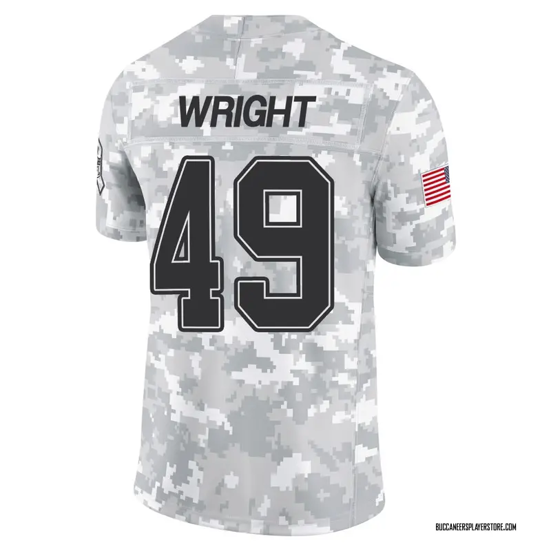 Nike Owen Wright Tampa Bay Buccaneers Limited Arctic Camo 2024 Salute to Service Jersey - Men's