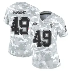 Nike Owen Wright Tampa Bay Buccaneers Limited Arctic Camo 2024 Salute to Service Jersey - Women's