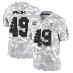 Nike Owen Wright Tampa Bay Buccaneers Limited Arctic Camo 2024 Salute to Service Jersey - Youth
