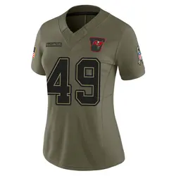 Nike Owen Wright Tampa Bay Buccaneers Limited Olive 2025 Salute to Service Jersey - Women's