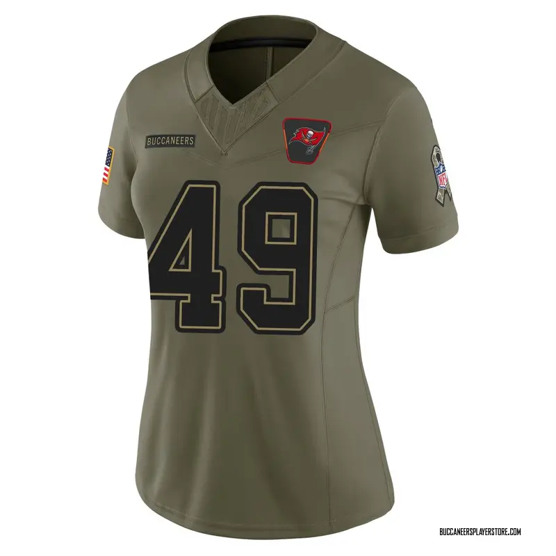 Nike Owen Wright Tampa Bay Buccaneers Limited Olive 2025 Salute to Service Jersey - Women's