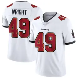 Nike Owen Wright Tampa Bay Buccaneers Limited White Vapor Untouchable Jersey - Men's