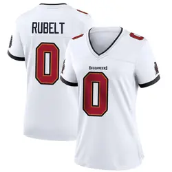 Nike Paul Rubelt Tampa Bay Buccaneers Game White Jersey - Women's