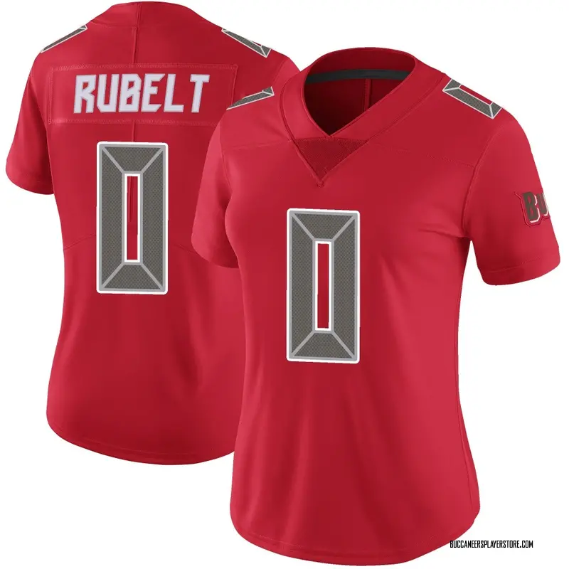 Nike Paul Rubelt Tampa Bay Buccaneers Limited Red Color Rush Jersey - Women's