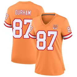 Nike Payne Durham Tampa Bay Buccaneers Game Cream sicle 50th Season Jersey - Women's